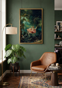 The Swing by Jean-Honoré Fragonard canvas wall art
