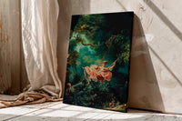 The Swing by Jean-Honoré Fragonard canvas wall art