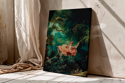 The Swing by Jean-Honoré Fragonard canvas wall art