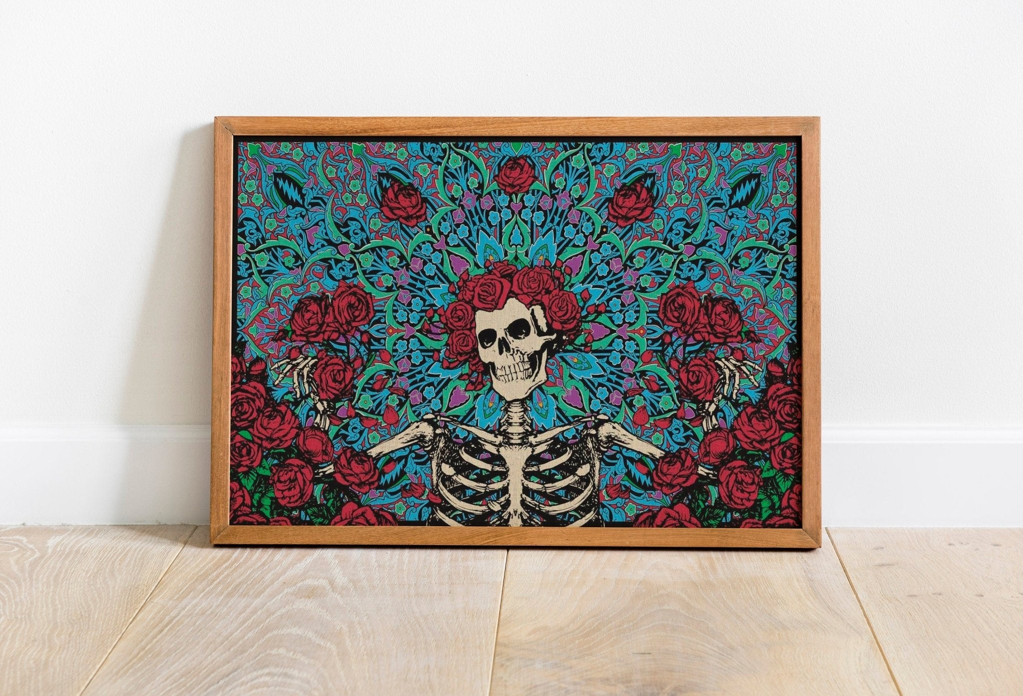 Illustrasyon Skeleton Canvas Wall Art - Canvasworkshop