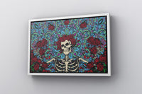 Illustrasyon Skeleton Canvas Wall Art - Canvasworkshop