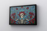 Illustrasyon Skeleton Canvas Wall Art - Canvasworkshop