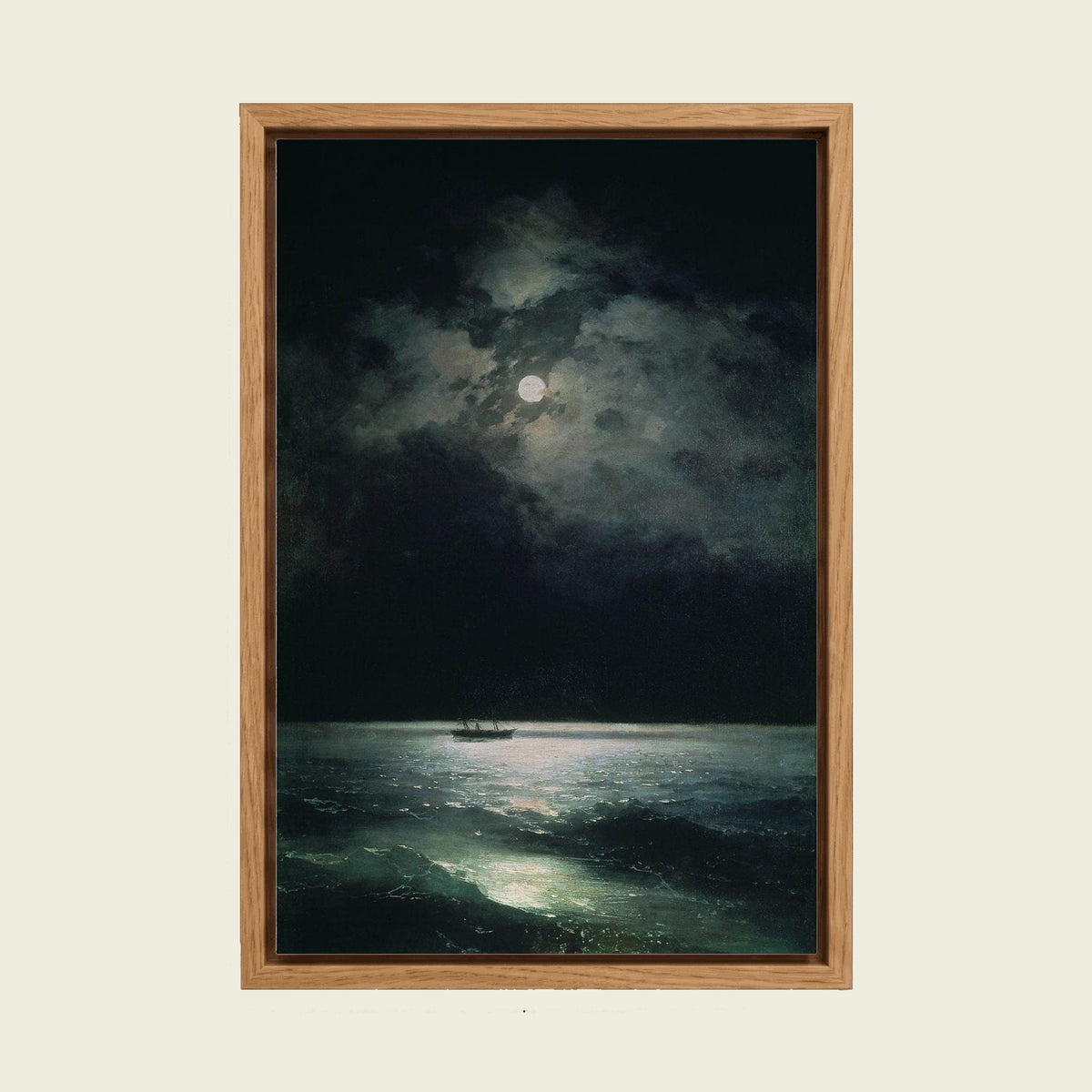 Feed Floating Oak Ivan Aivazovsky The Black Sea Canvas Wall Art