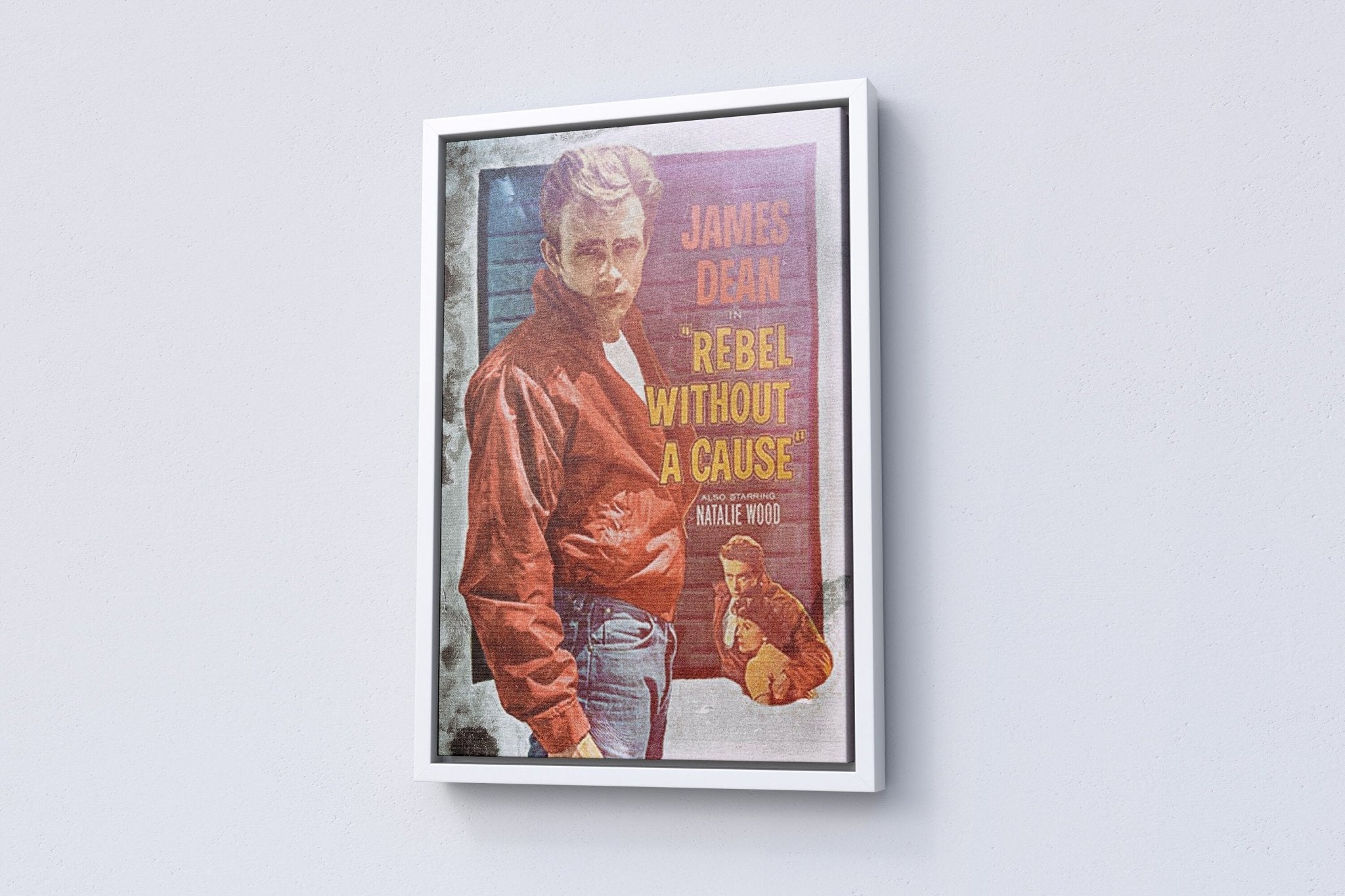 James Dean Rebel Witout A Cause Movie Canvas Poster - Canvasworkshop