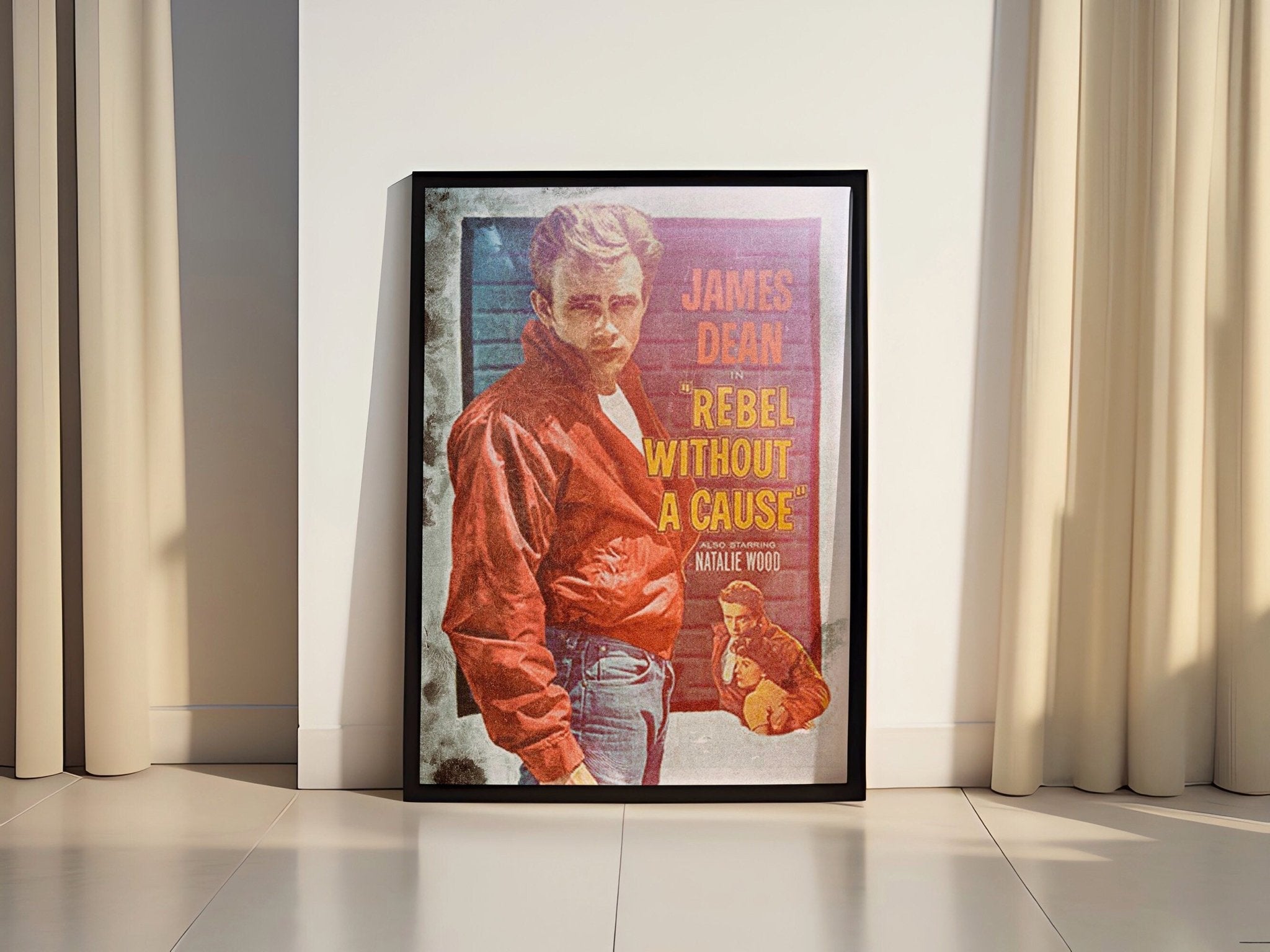 James Dean Rebel Witout A Cause Movie Canvas Poster - Canvasworkshop