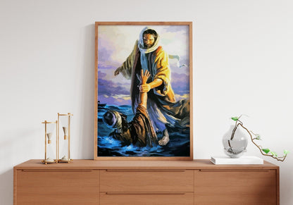 Jesus Canvas Wall Art - Canvasworkshop