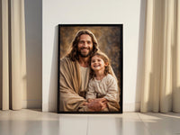 Jesus Christ Child Kid Canvas Wall Art - Canvasworkshop