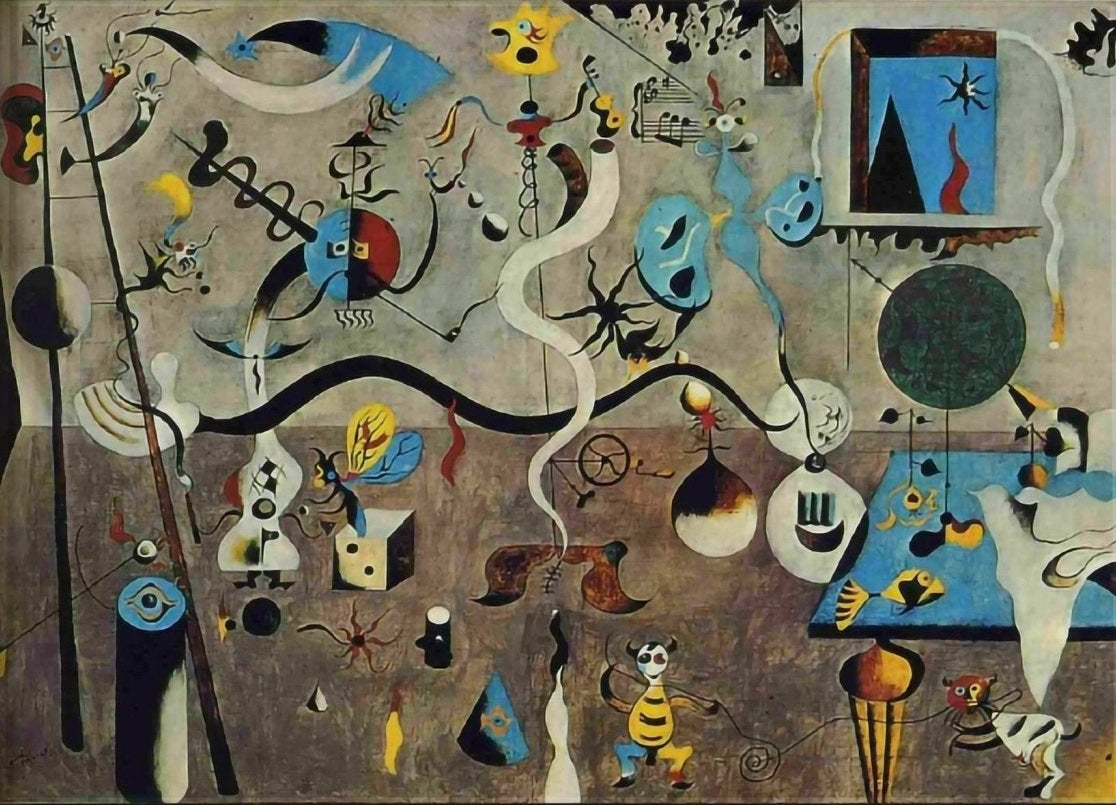 Artwork Joan Miro Harlequin's Series Canvas Art - Canvasworkshop