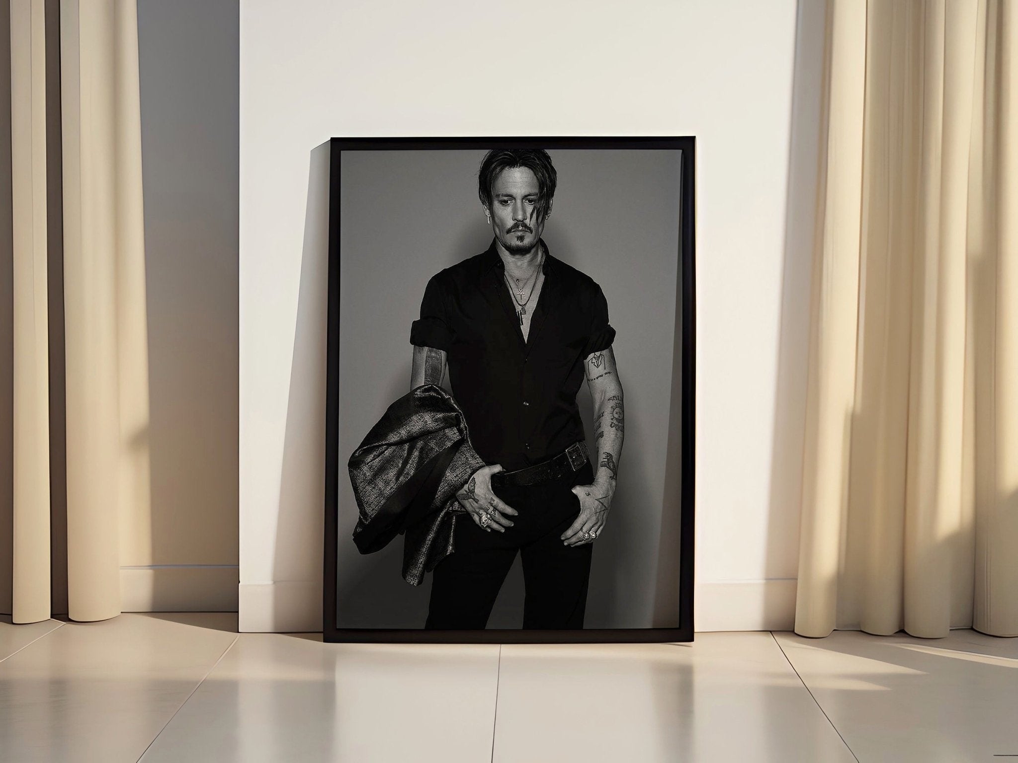 Johnny Depp Canvas Poster - Canvasworkshop