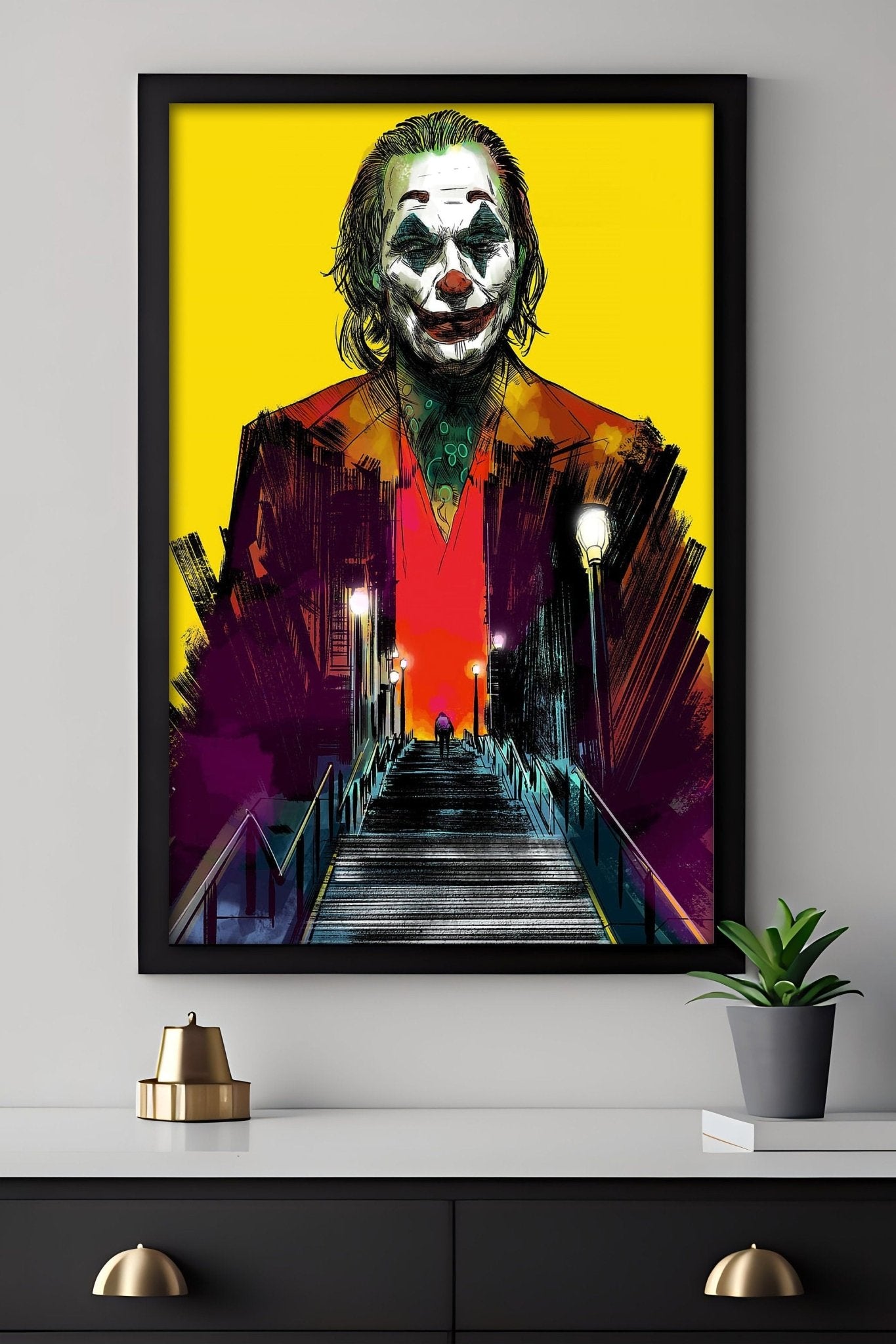 Joker Canvas Wall Art - Canvasworkshop