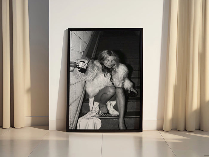 Kate Moss Leinwandbild