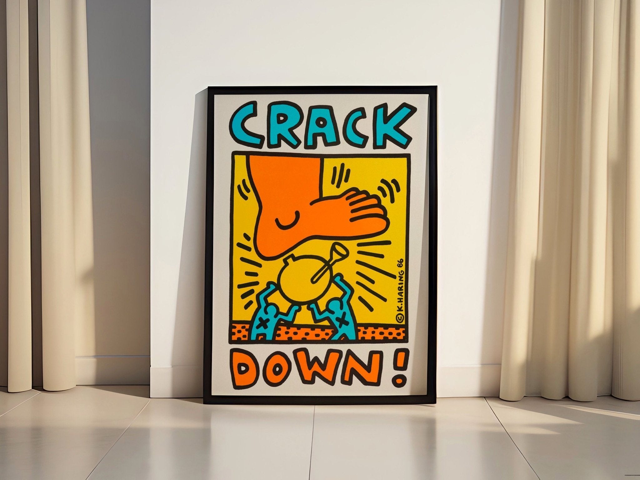 Keith Haring Canvas Wall Art - Canvasworkshop