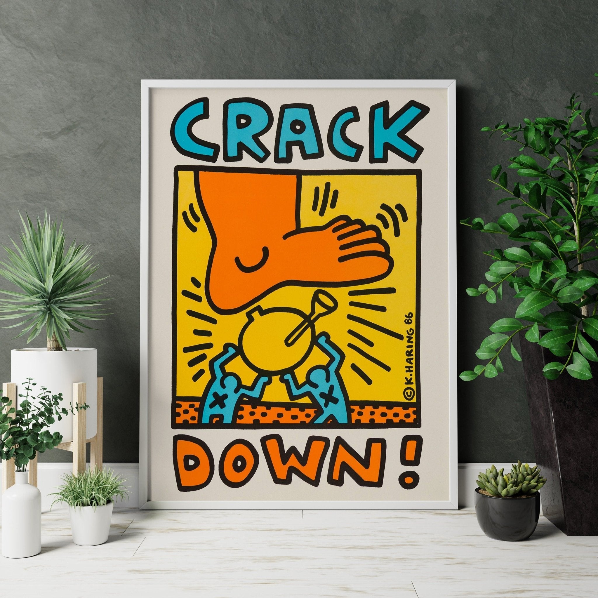 Keith Haring Canvas Wall Art - Canvasworkshop