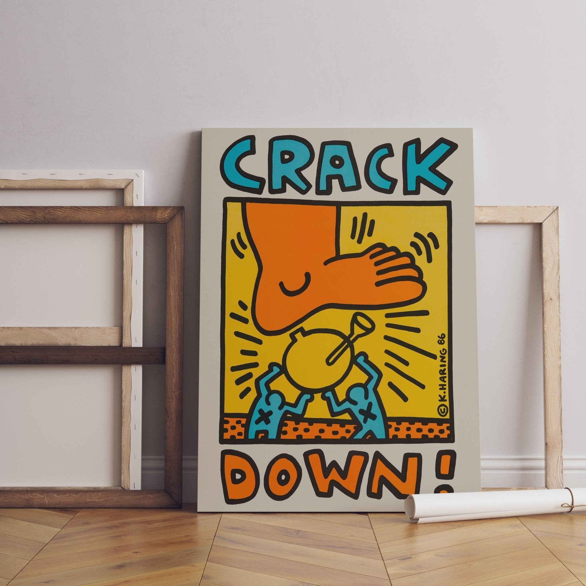 Keith Haring Canvas Wall Art - Canvasworkshop