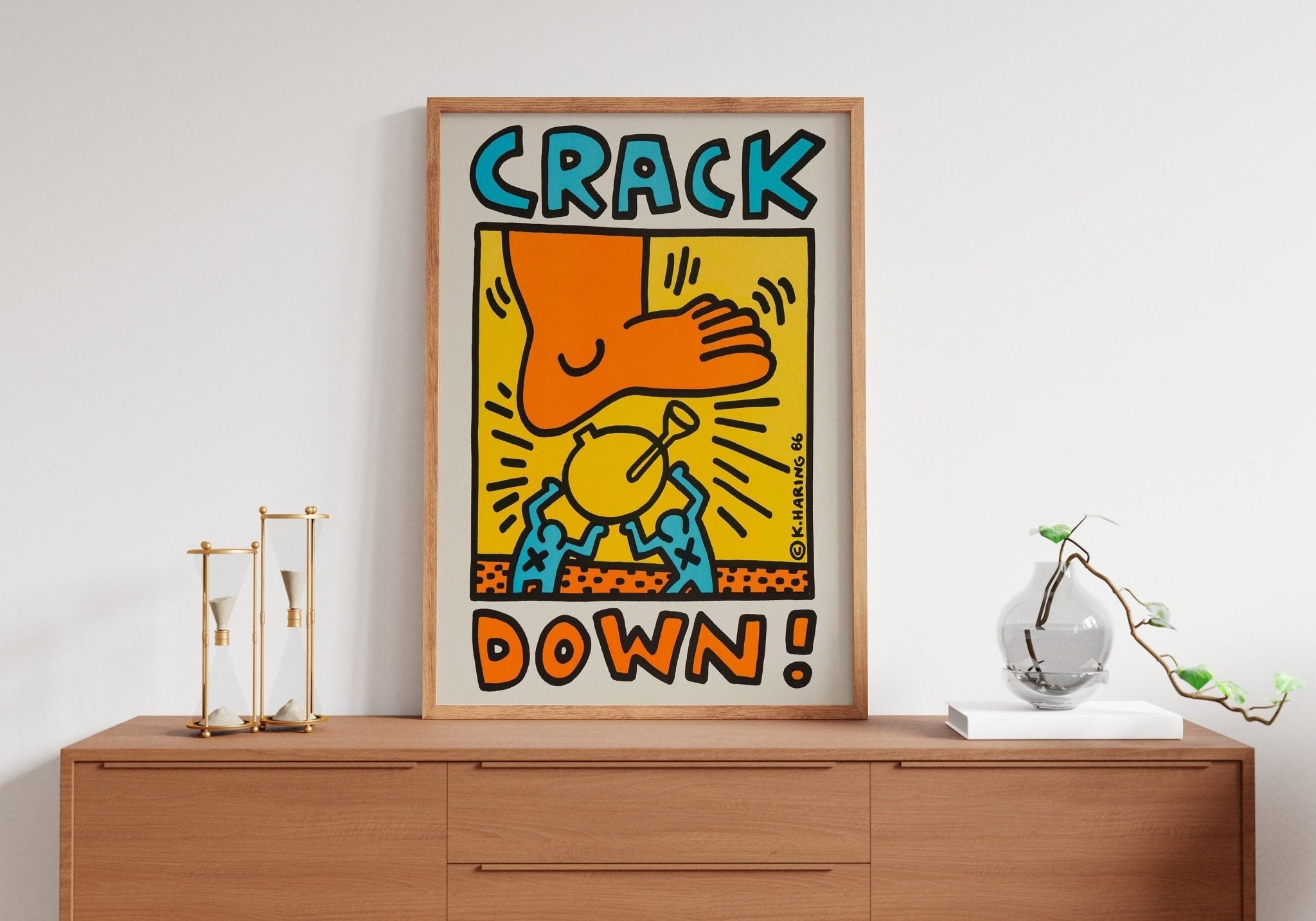 Keith Haring Canvas Wall Art - Canvasworkshop