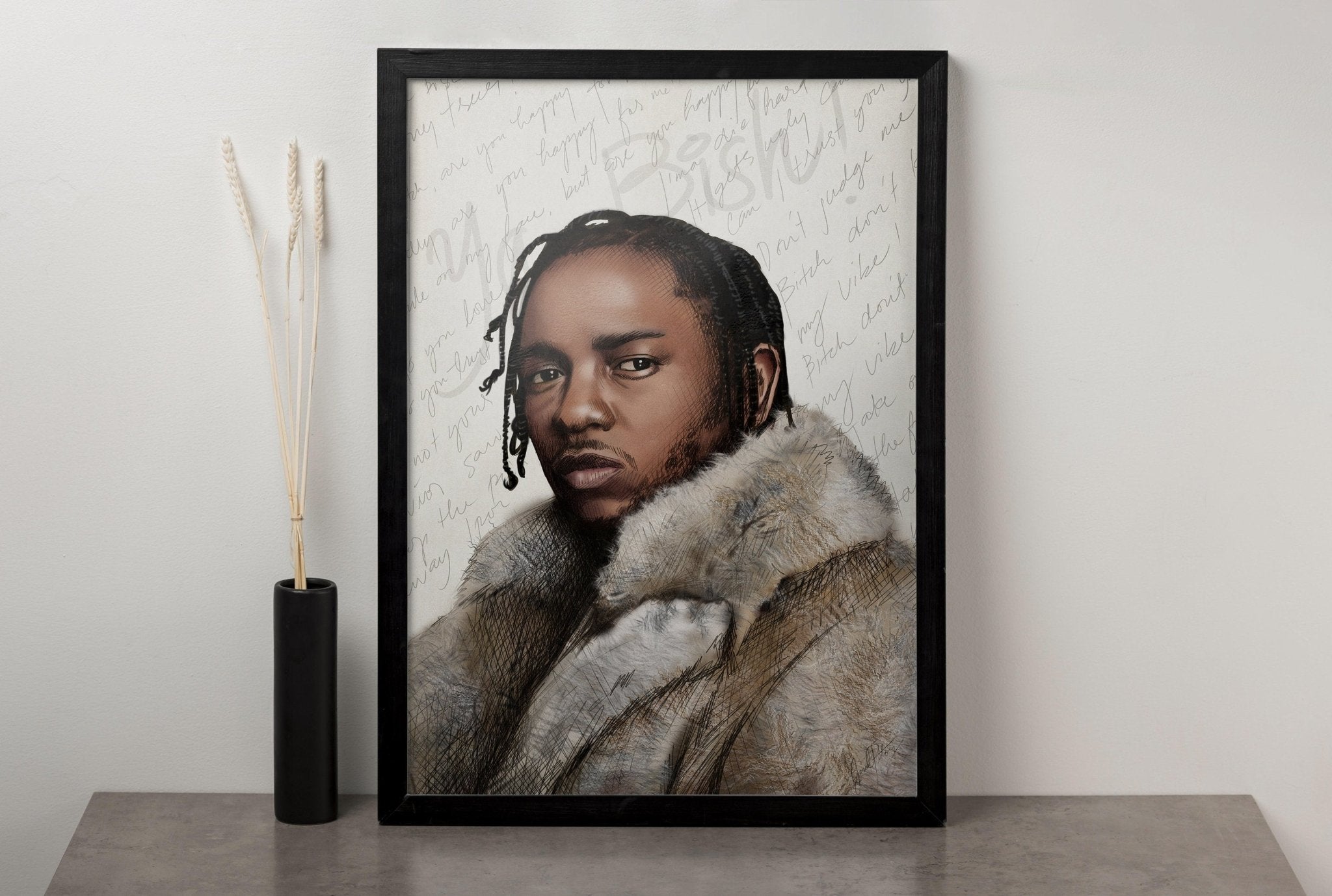 Kendrick Lamar Canvas Wall Art - Canvasworkshop