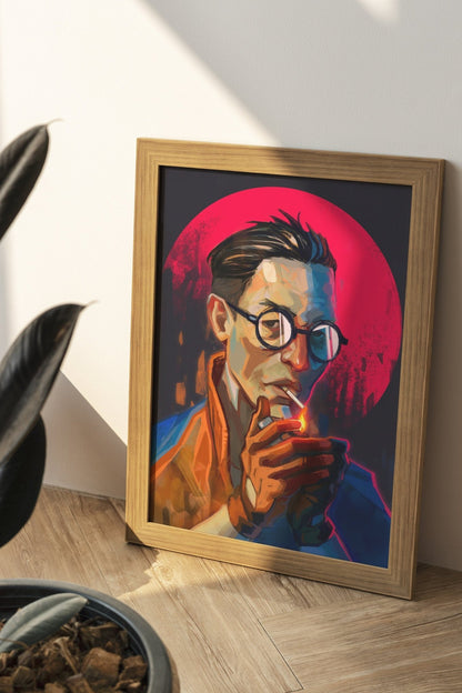 Kim Kitsuragi Disco Elysium Canvas Wall Art - Canvasworkshop
