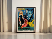 La Dolce Vita (1960) Argentine Movie Canvas Print