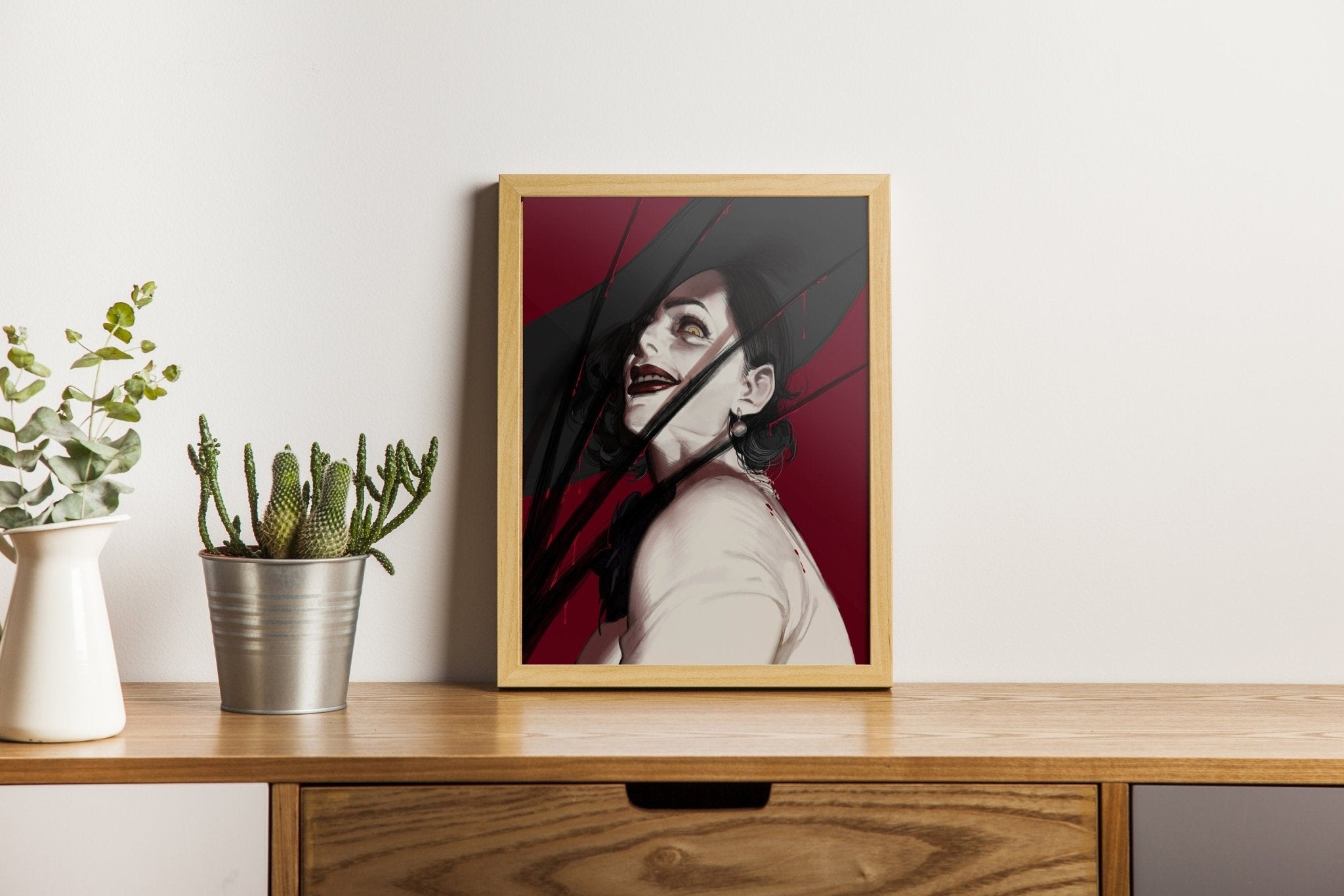 Lady Dimitrescu Resident Evil Canvas Poster - Canvasworkshop