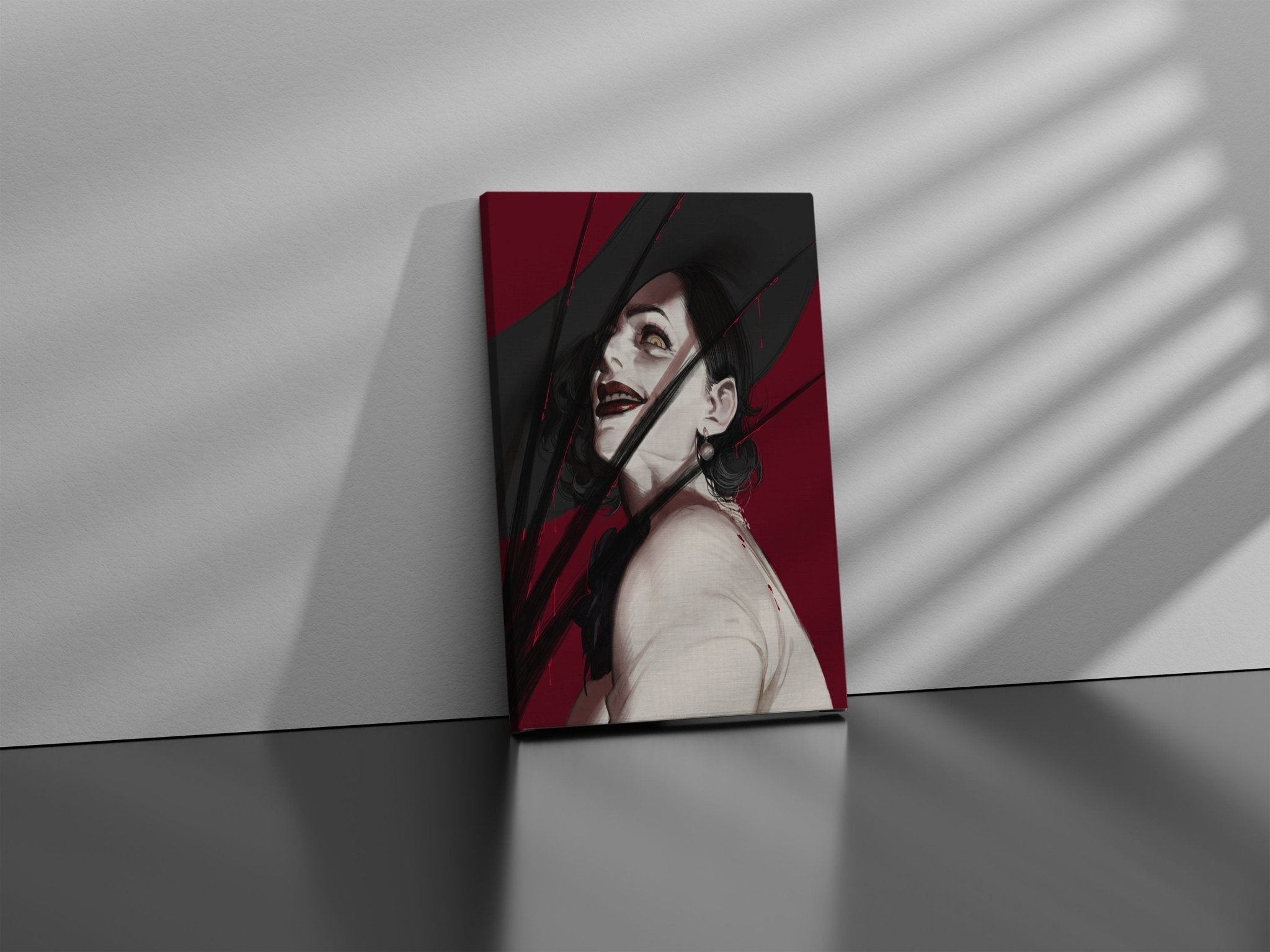 Lady Dimitrescu Resident Evil Canvas Poster - Canvasworkshop
