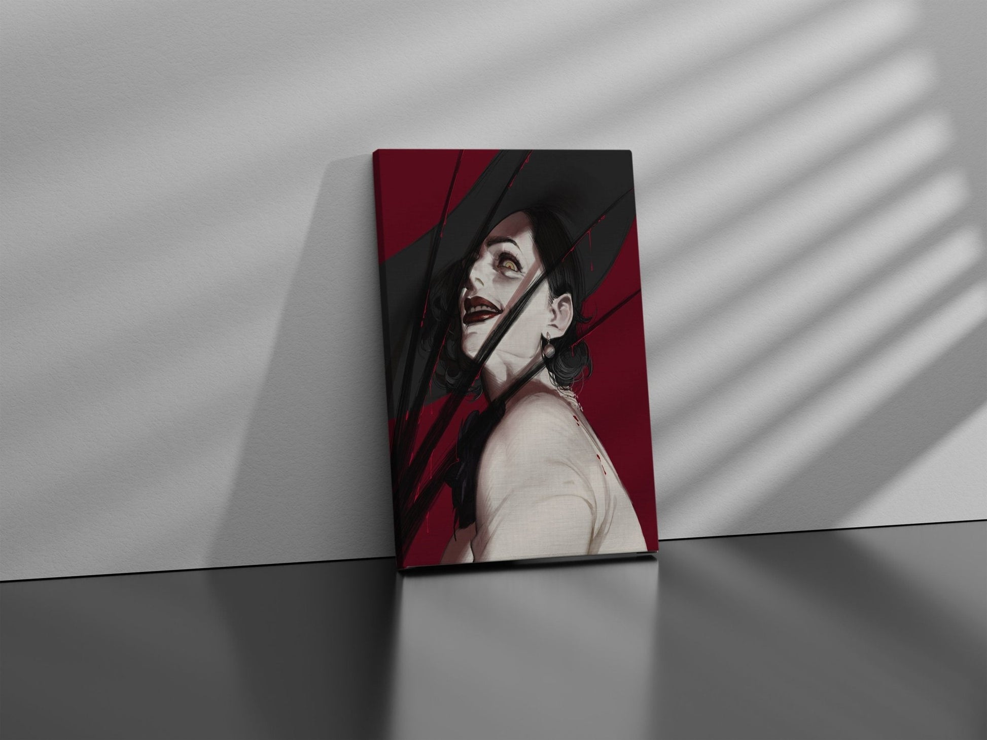 Lady Dimitrescu Resident Evil Canvas Poster - Canvasworkshop