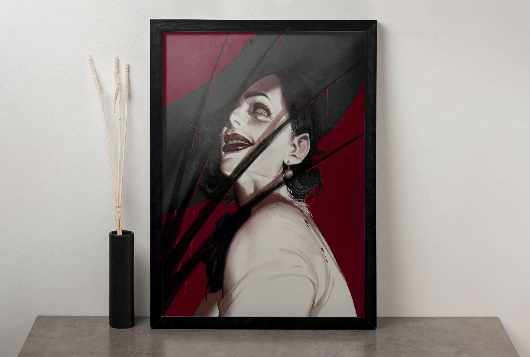 Lady Dimitrescu Resident Evil Canvas Poster - Canvasworkshop