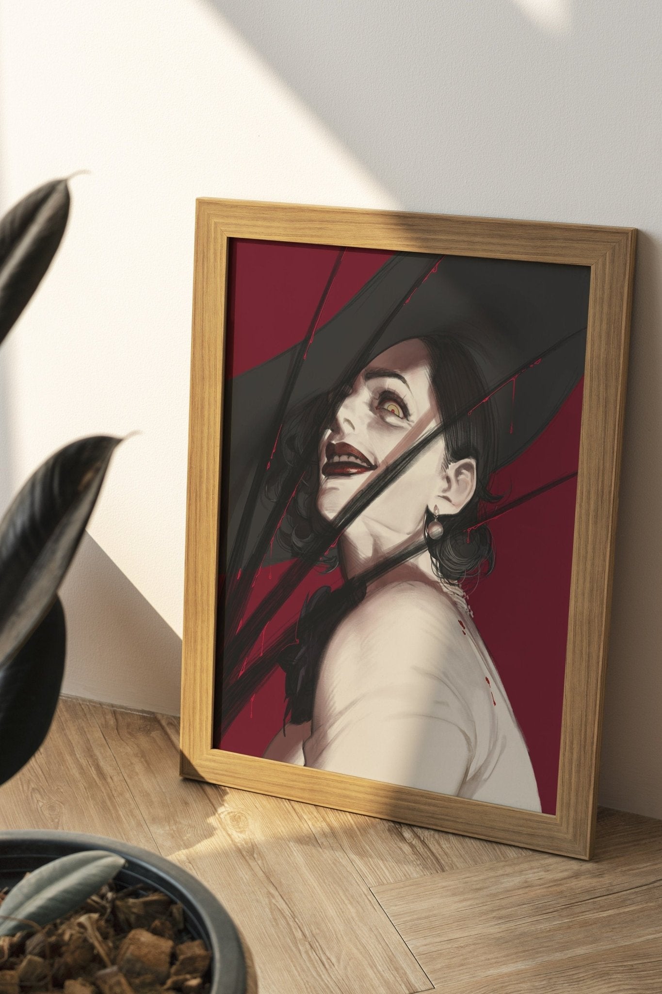 Lady Dimitrescu Resident Evil Canvas Poster - Canvasworkshop