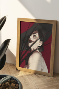 Lady Dimitrescu Resident Evil Canvas Poster - Canvasworkshop