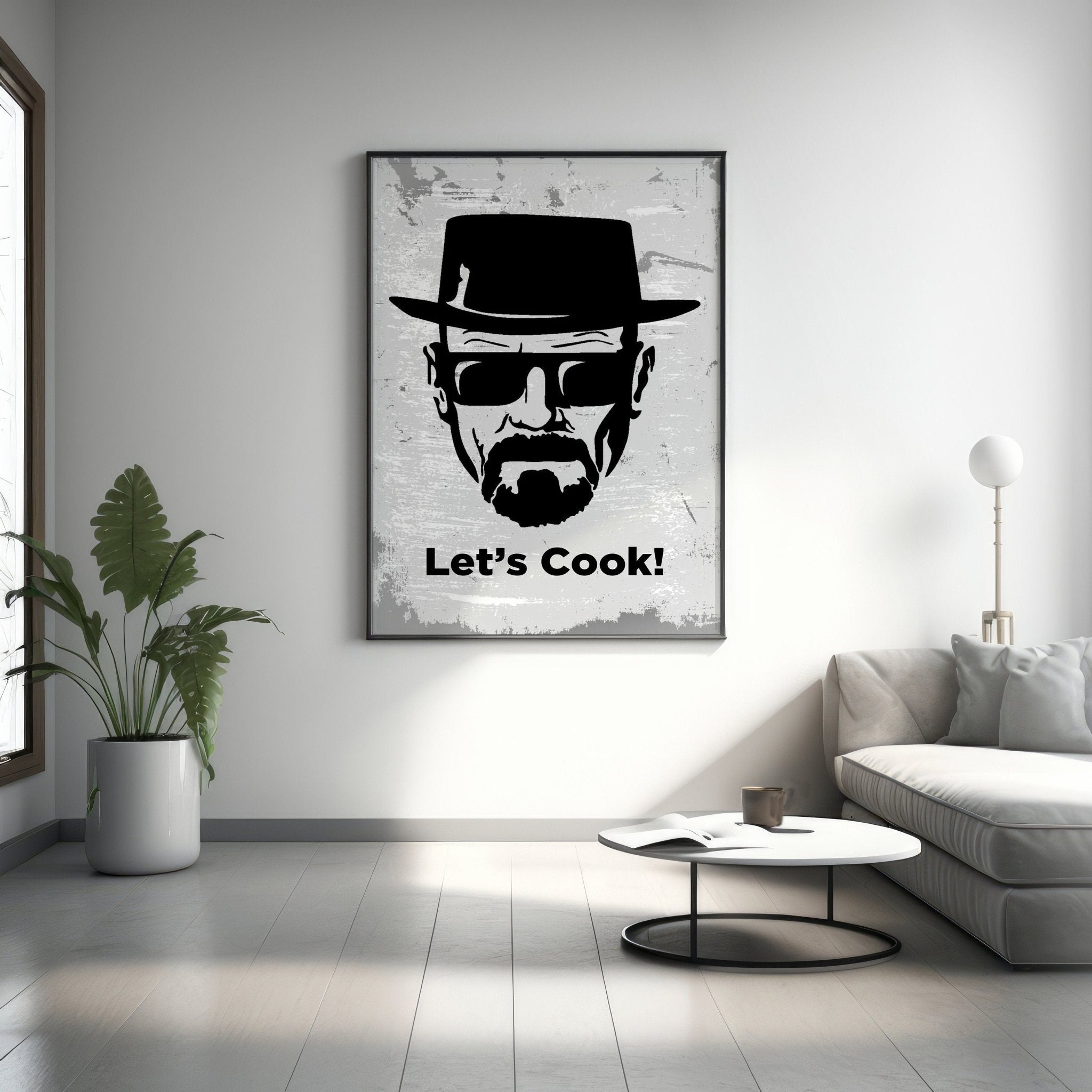 Let's Cook! Heisenberg Canvas Wall Art - Canvasworkshop