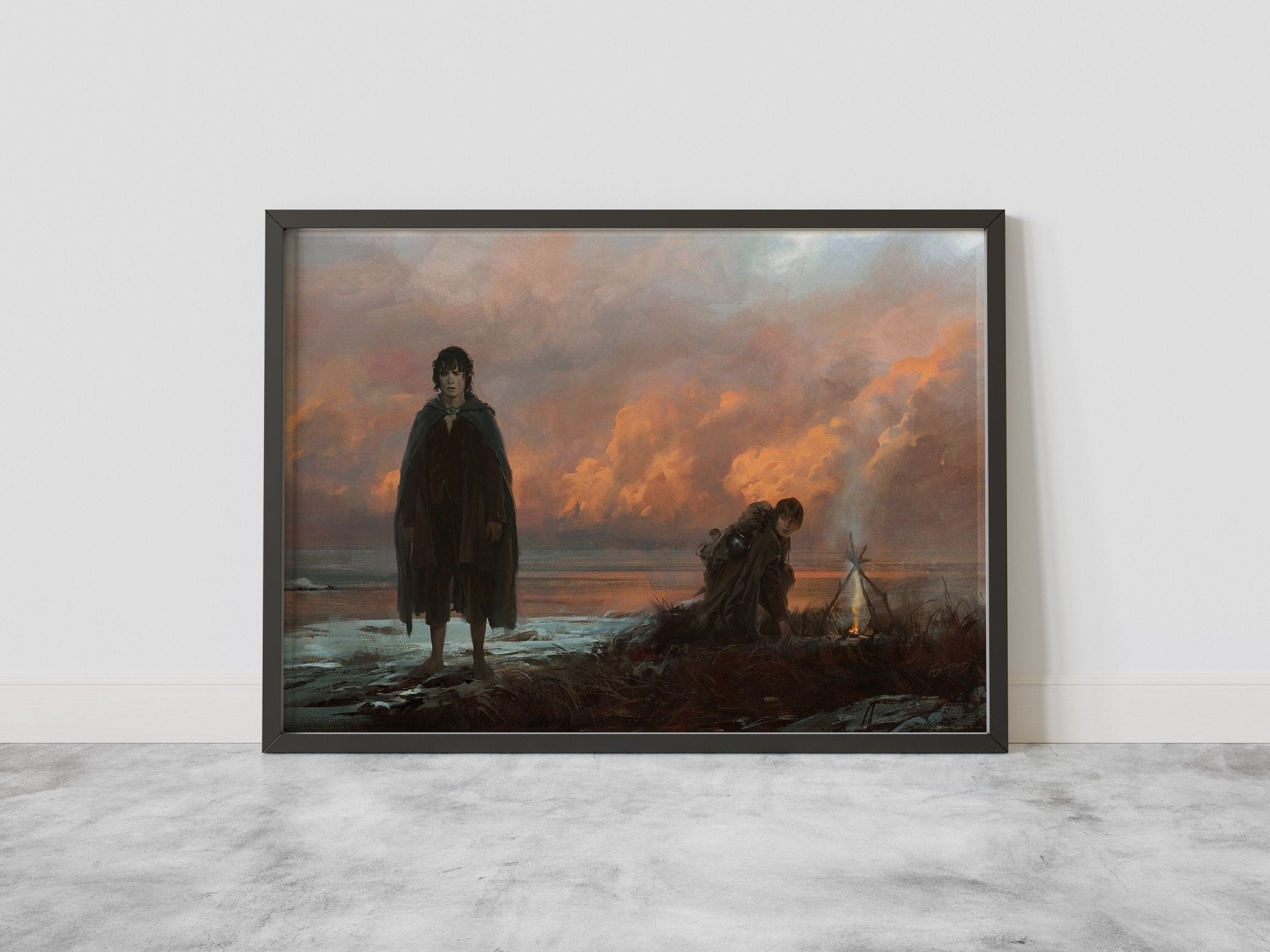 Lord of The Rings Canvas Poster - Canvasworkshop