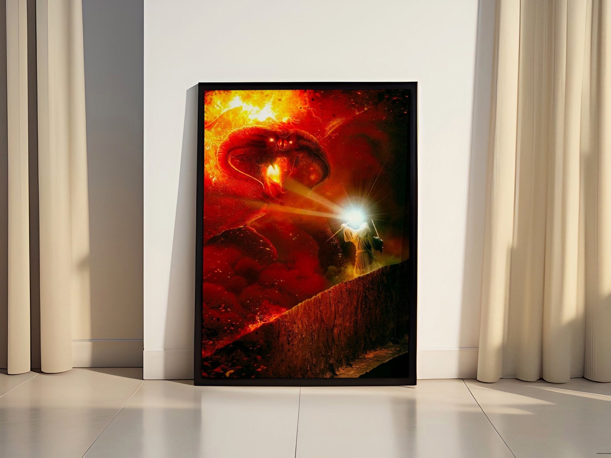 Lord of the Rings Gandalf Canvas Wall Art - Canvasworkshop