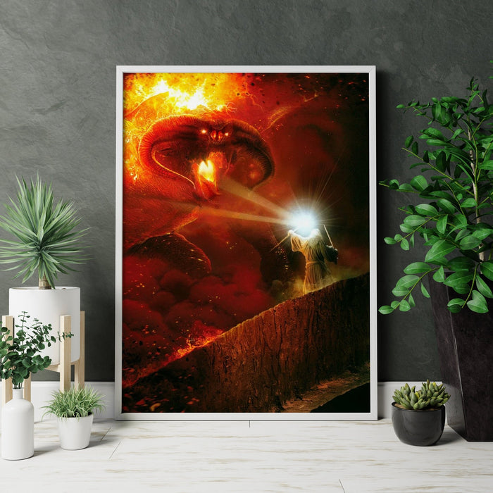 Herr der Ringe Gandalf Leinwand Wandkunst
