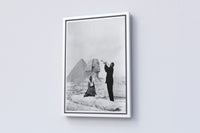 Louis Armstrong Plays Trumpet at the Egyptian Canvas Poster - Canvasworkshop