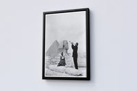 Louis Armstrong Plays Trumpet at the Egyptian Canvas Poster - Canvasworkshop