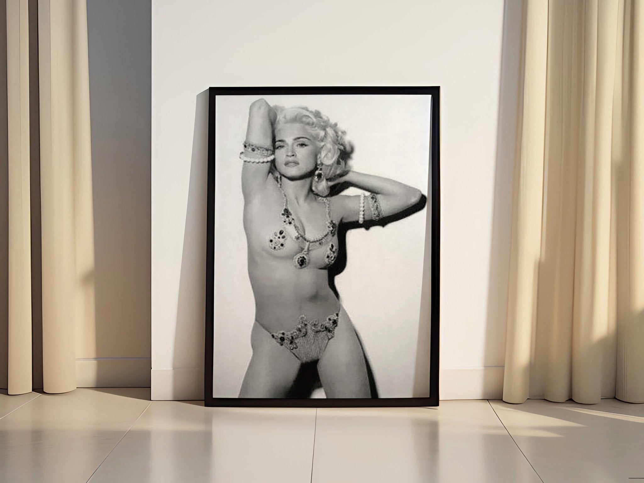 Madonna Canvas Poster Art - Canvasworkshop