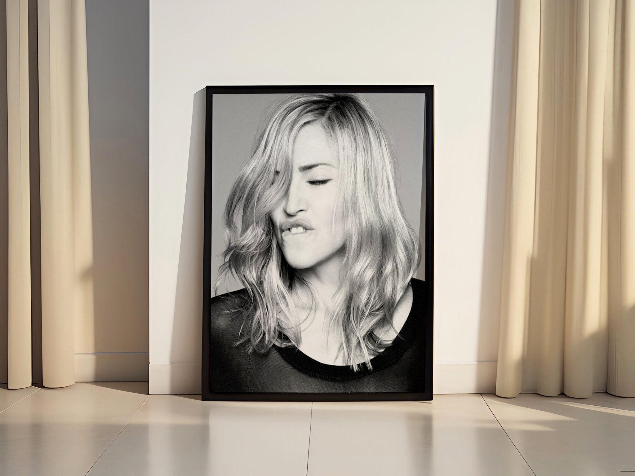 Madonna Musician Artist Canvas Poster - Canvasworkshop