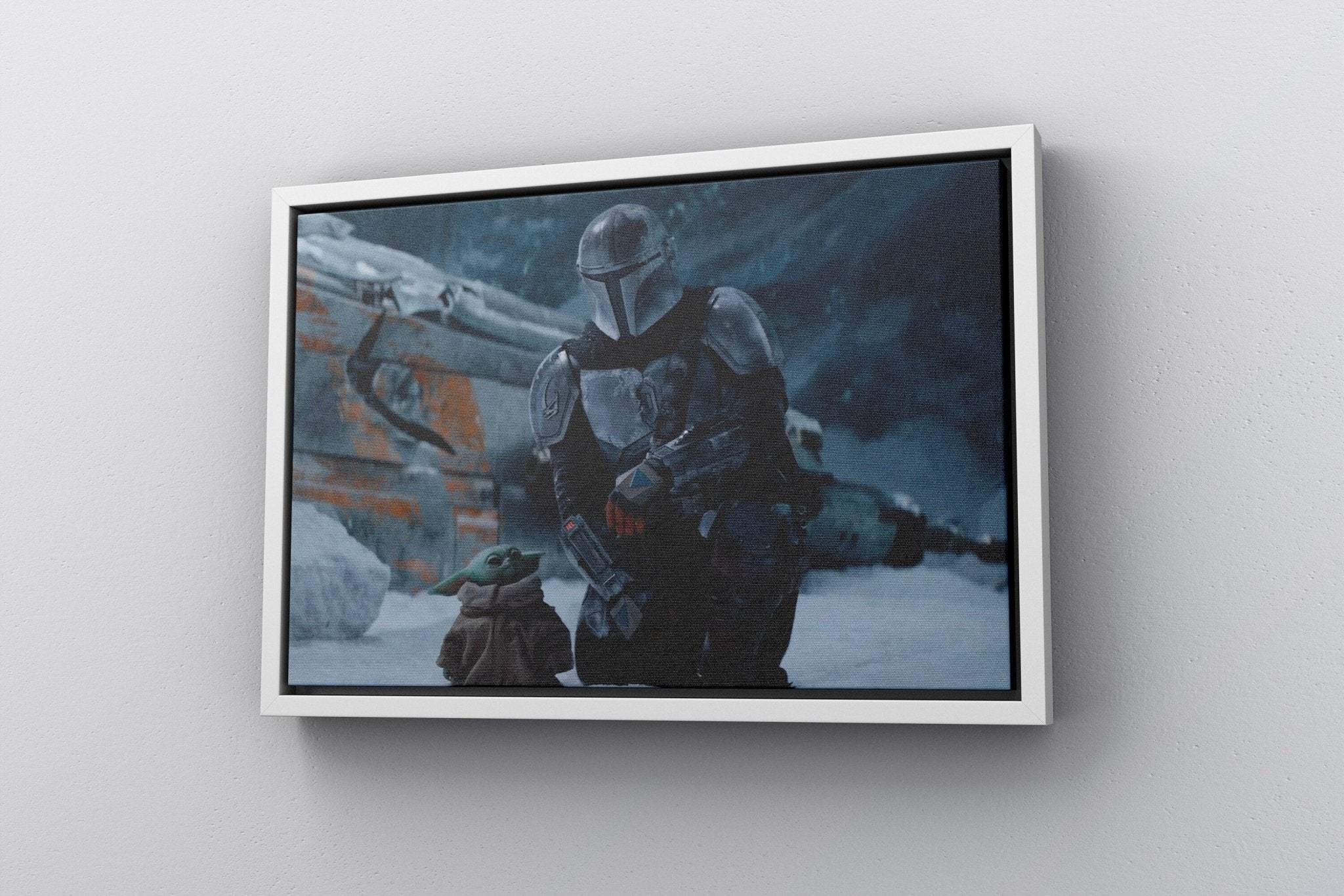 Mandalorian StarWars Movie Canvas Poster - Canvasworkshop
