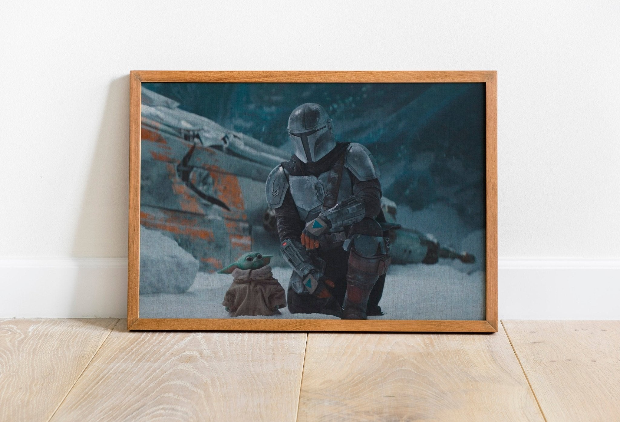 Mandalorian StarWars Movie Canvas Poster - Canvasworkshop