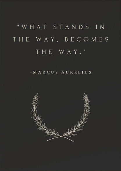 artwork Marcus Aurelius Quote Canvas Wall Art - Canvasworkshop
