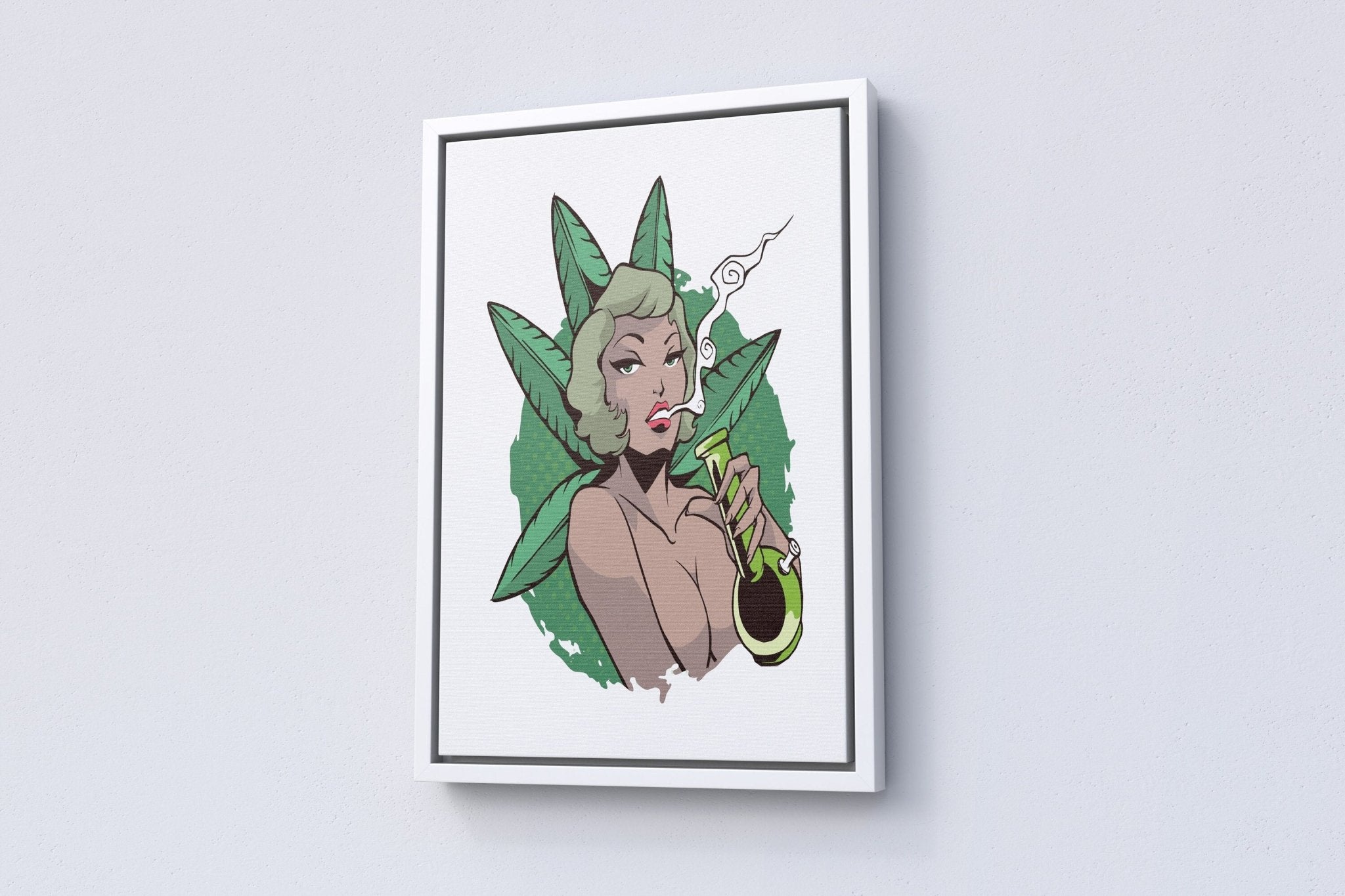 Marilyn Monroe Marijuana Canvas Poster - Canvasworkshop