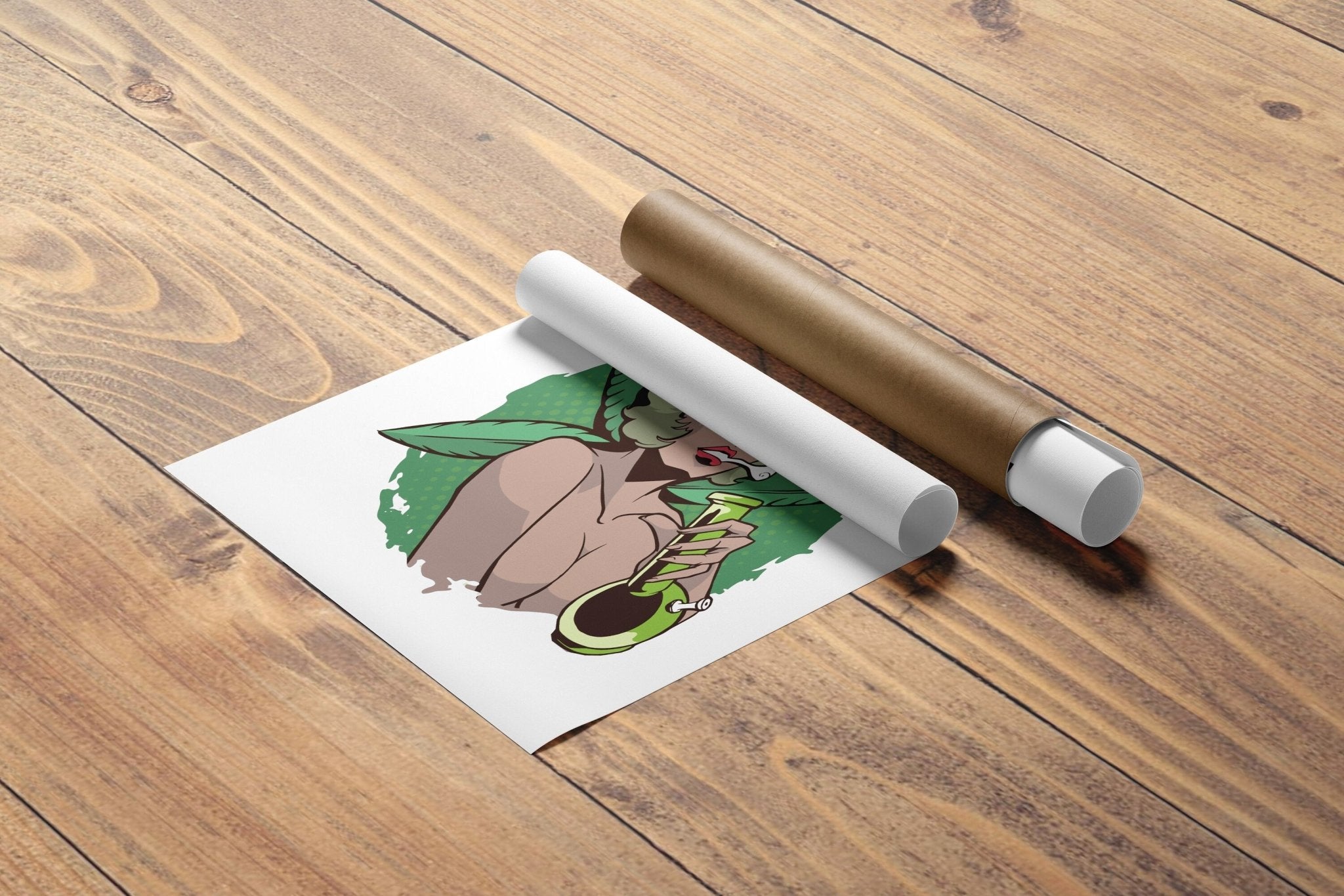 Marilyn Monroe Marijuana Canvas Poster - Canvasworkshop