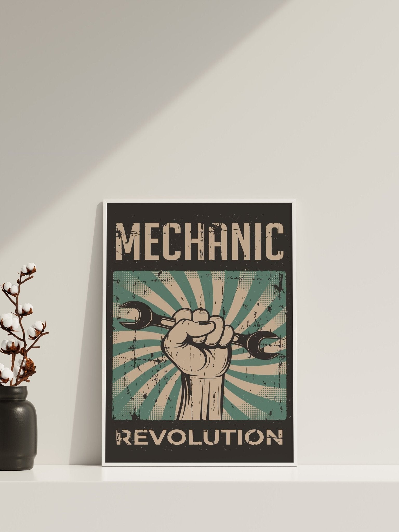 Mechanic Revolution Canvas Wall Art - Canvasworkshop