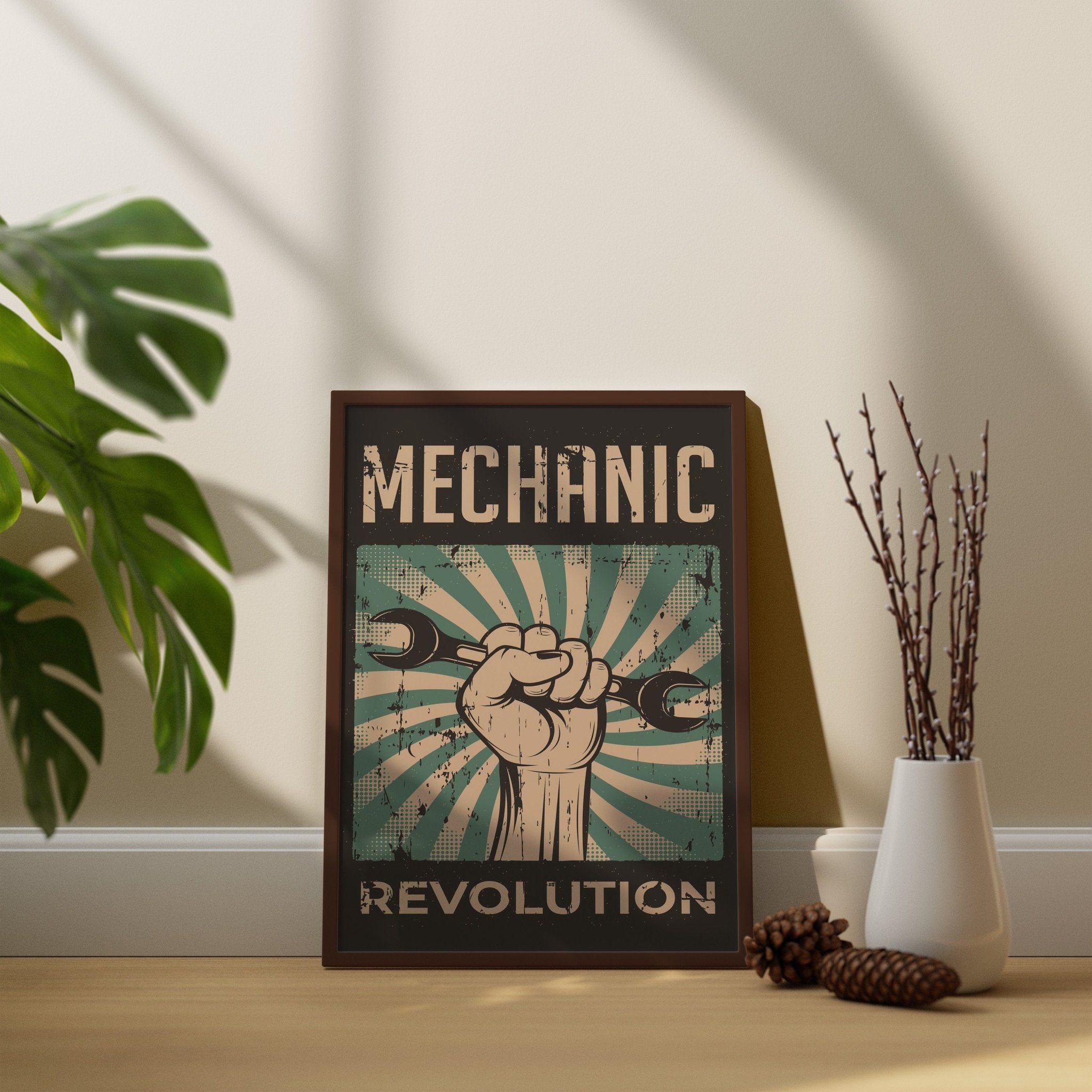 Mechanic Revolution Canvas Wall Art - Canvasworkshop