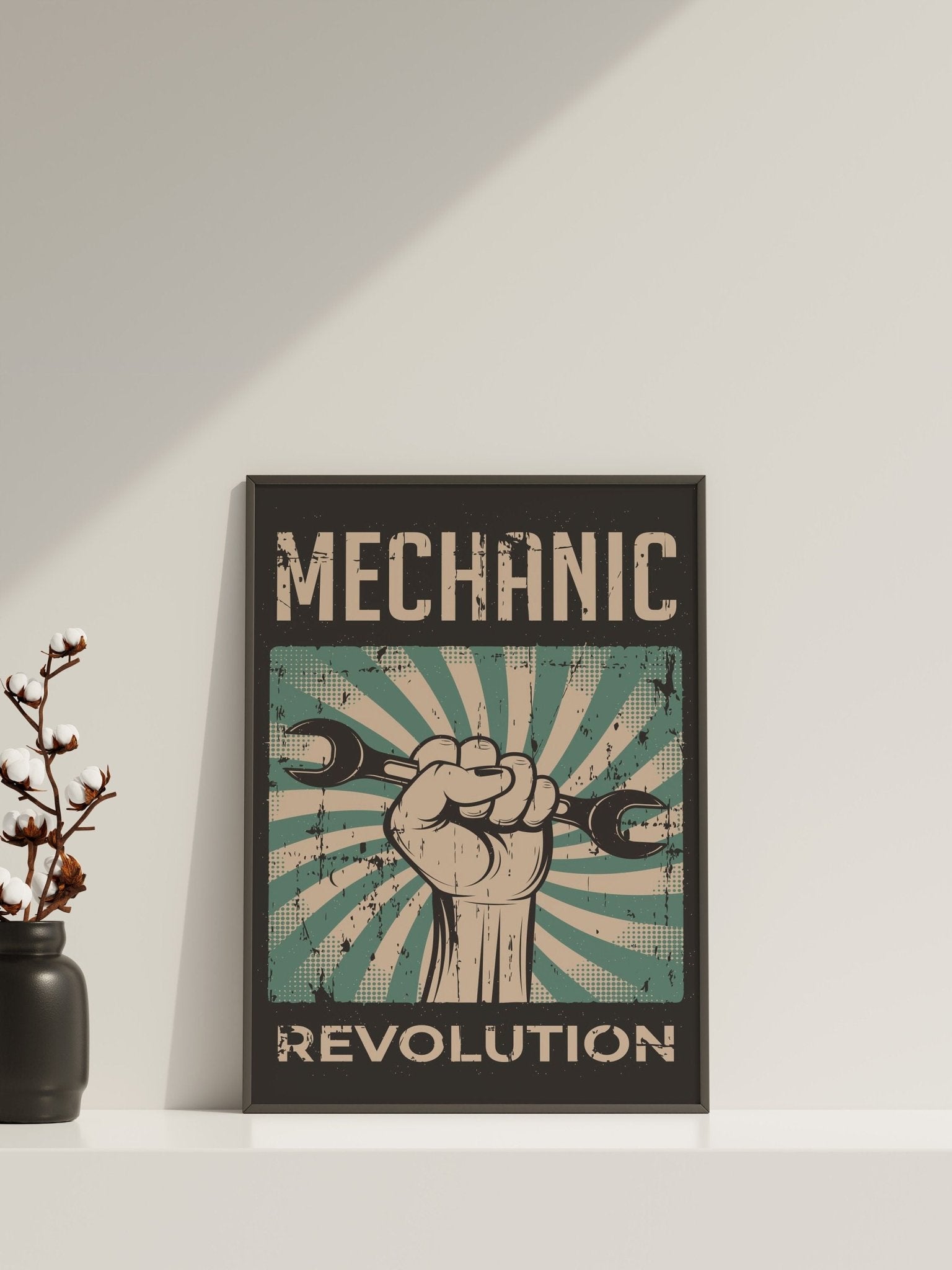 Mechanic Revolution Canvas Wall Art - Canvasworkshop