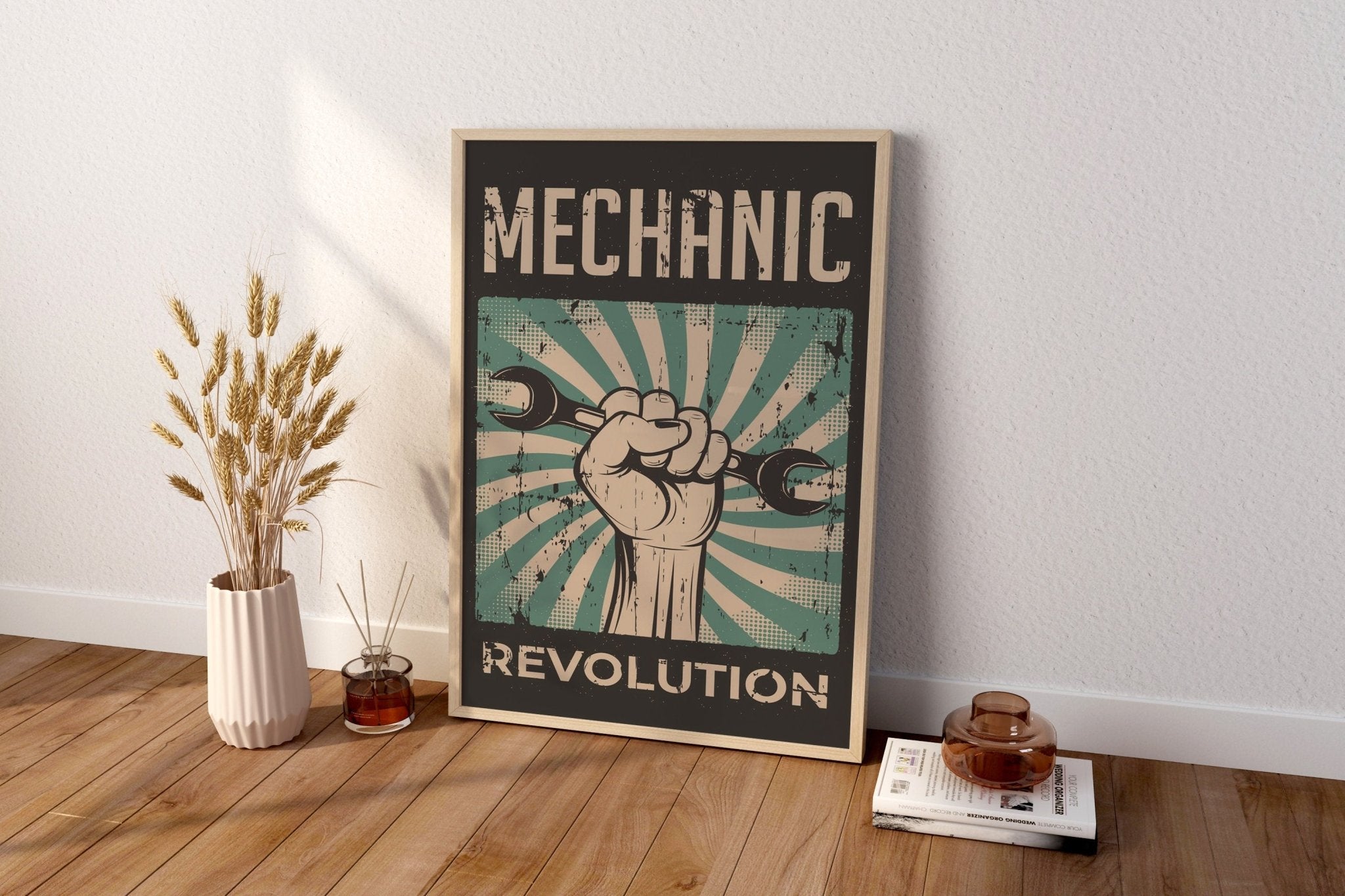 Mechanic Revolution Canvas Wall Art - Canvasworkshop