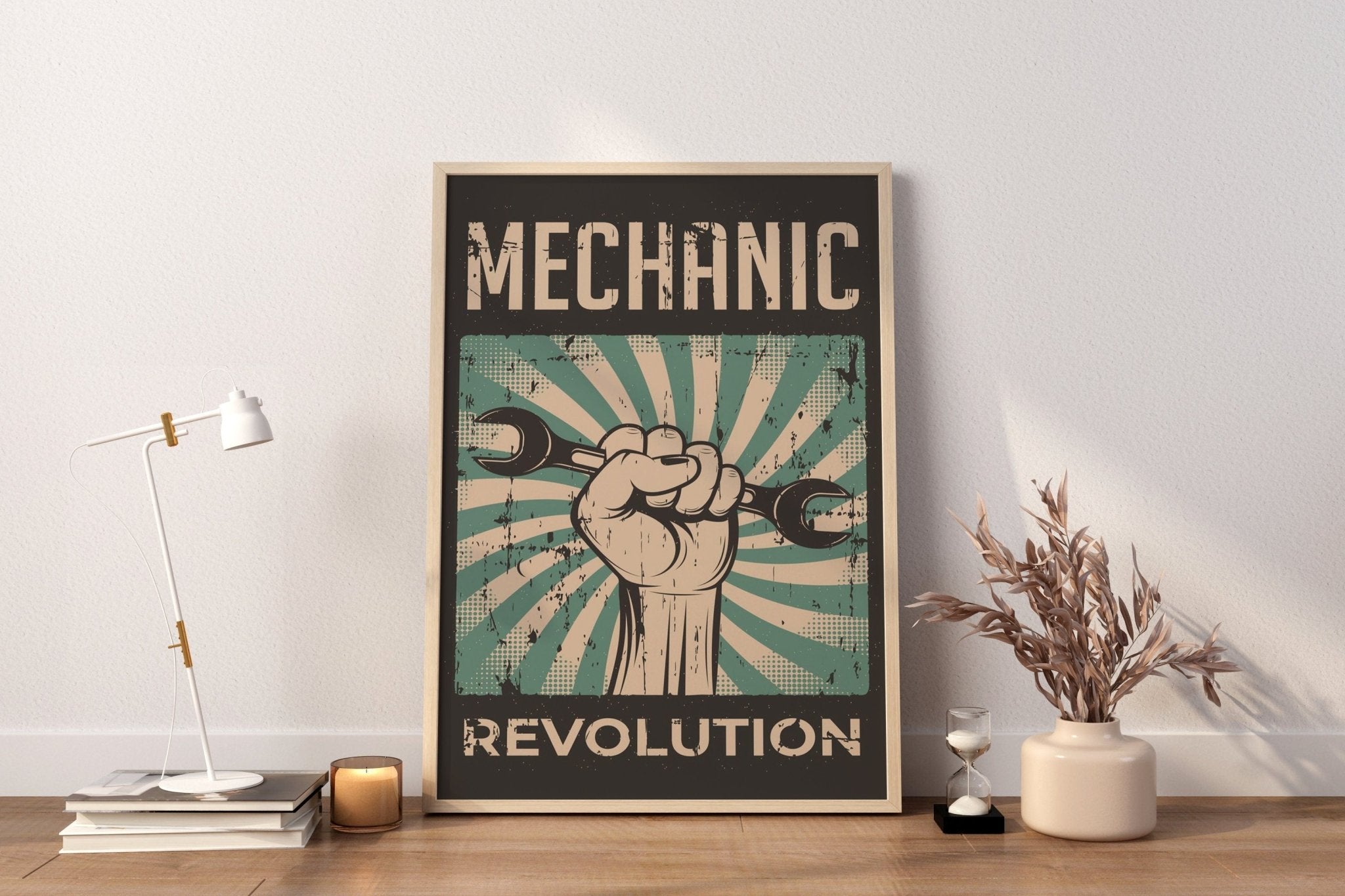 Mechanic Revolution Canvas Wall Art - Canvasworkshop
