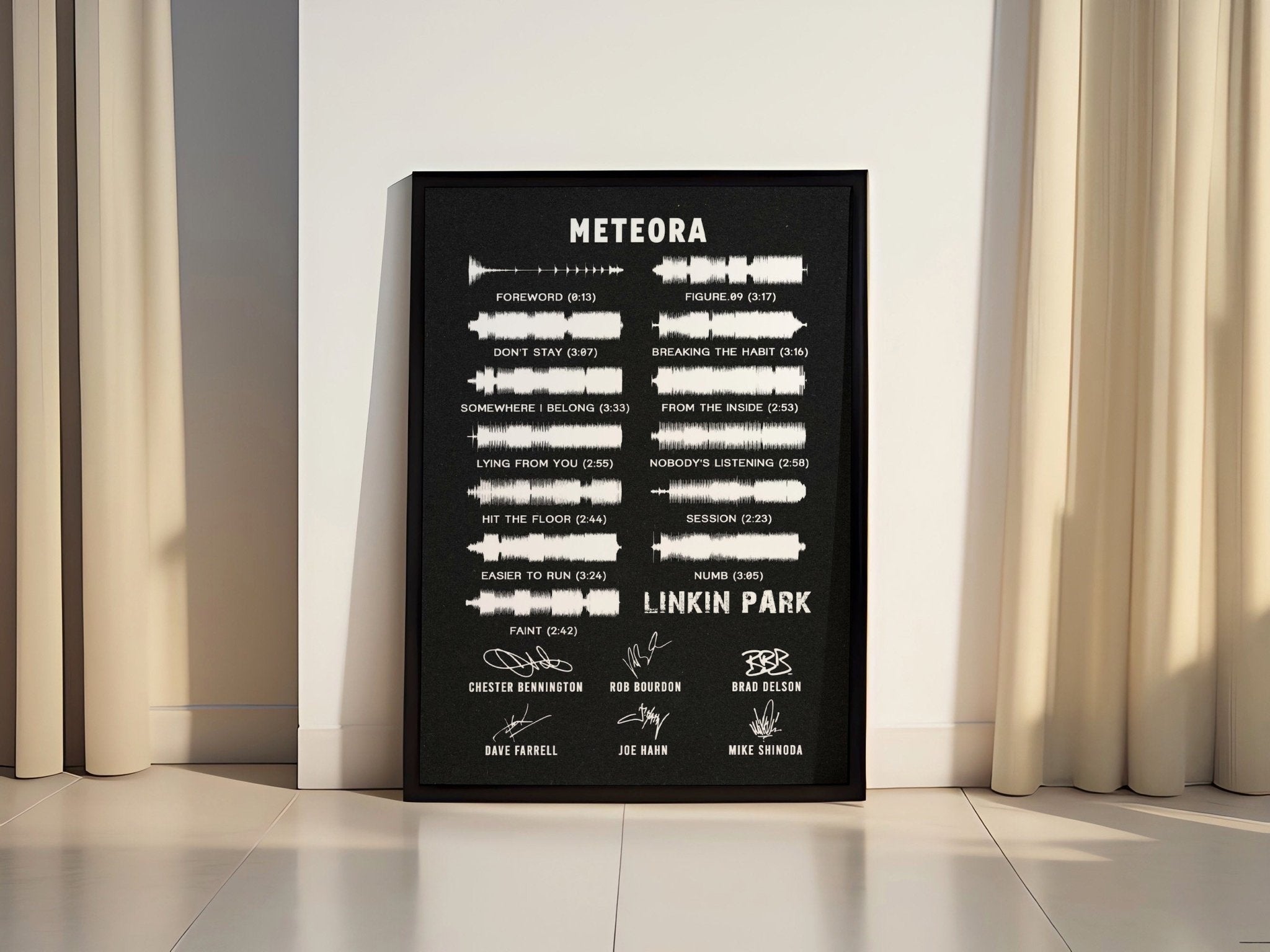 Meteora Album Canvas Poster - Canvasworkshop