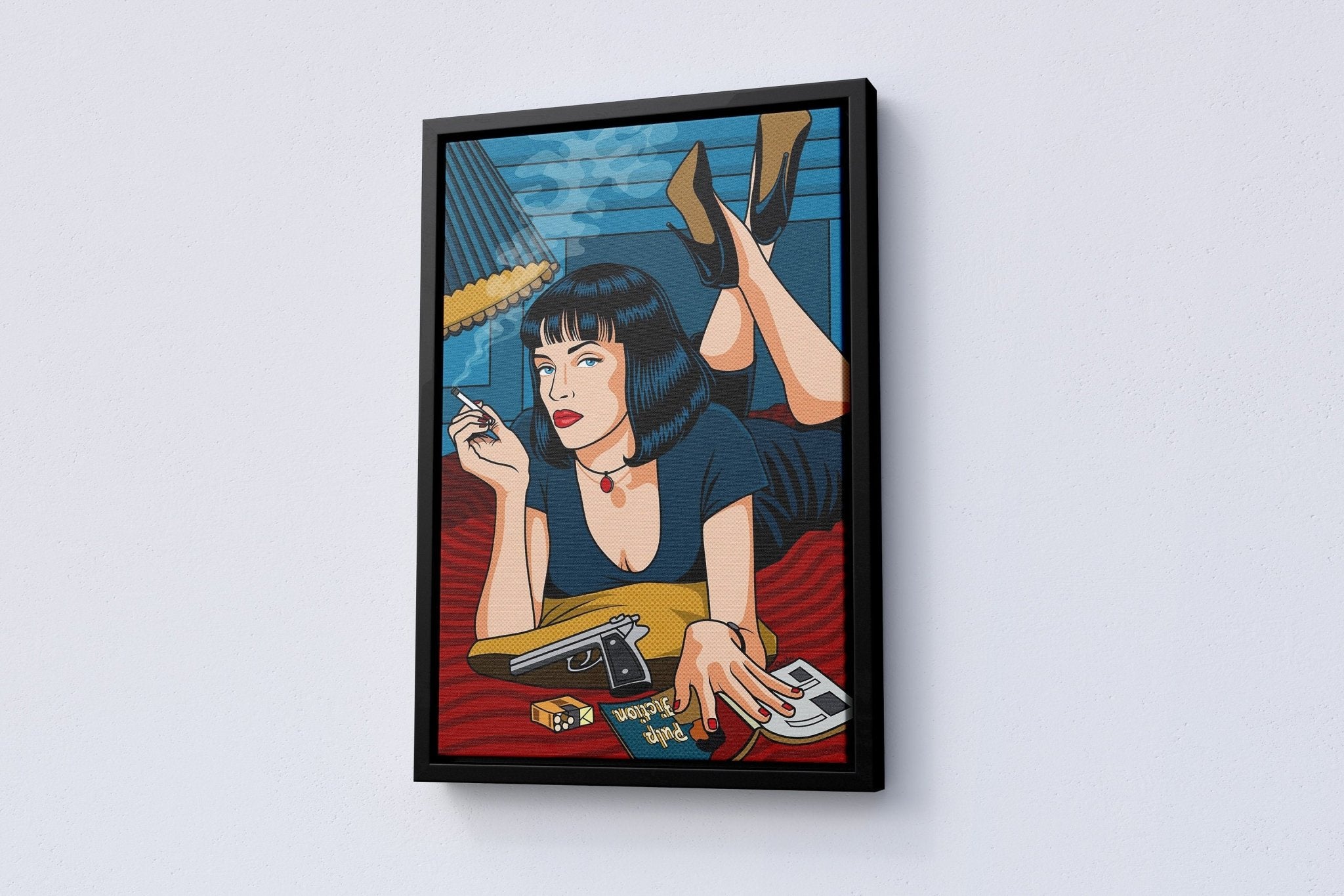 Mia Wallace Canvas Poster - Canvasworkshop