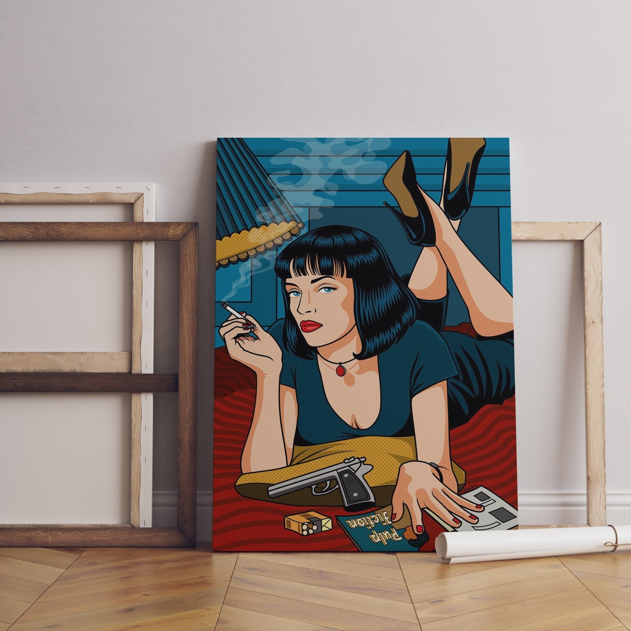 Mia Wallace Canvas Poster - Canvasworkshop