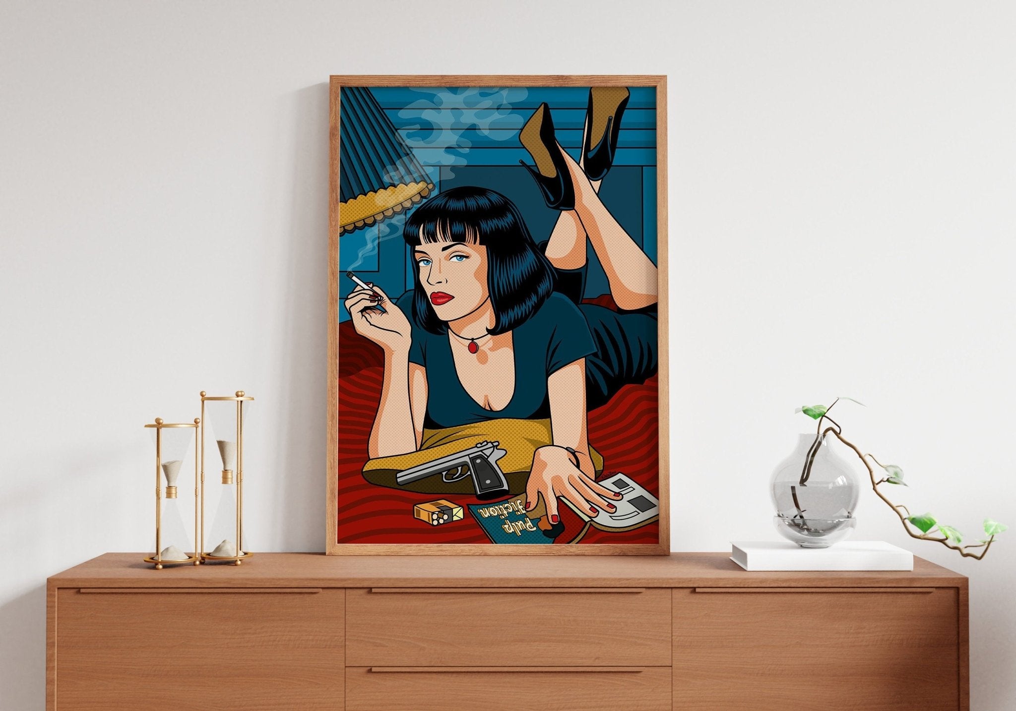 Mia Wallace Canvas Poster - Canvasworkshop